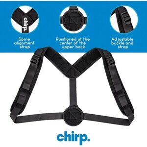 Chirp Black Upper Back Posture Corrector - New in package